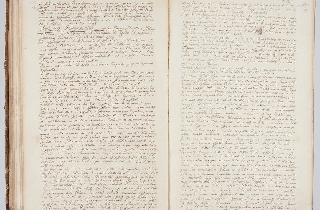 Zdjęcie nr 57 dla obiektu archiwalnego: Visitatio in archidiaconatu Lublinensi duorum decanatuum, nempe: Casimiriensis et Solecensis sub auspiciis Cel. Principis R.D. Andreae Stanislai Kostka in Załuskie Załuski, episcopi Cracoviensis, ducis Severiae, per me Casimirium Josephum Dziewulski, cantorem Collegiatae Opatoviensis, praepositum Wislicensem, parochum Chmieloviensem, decanum Sochaczoviensem a.D. 1748 expedita