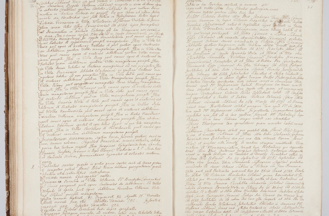 Zdjęcie nr 49 dla obiektu archiwalnego: Visitatio in archidiaconatu Lublinensi duorum decanatuum, nempe: Casimiriensis et Solecensis sub auspiciis Cel. Principis R.D. Andreae Stanislai Kostka in Załuskie Załuski, episcopi Cracoviensis, ducis Severiae, per me Casimirium Josephum Dziewulski, cantorem Collegiatae Opatoviensis, praepositum Wislicensem, parochum Chmieloviensem, decanum Sochaczoviensem a.D. 1748 expedita