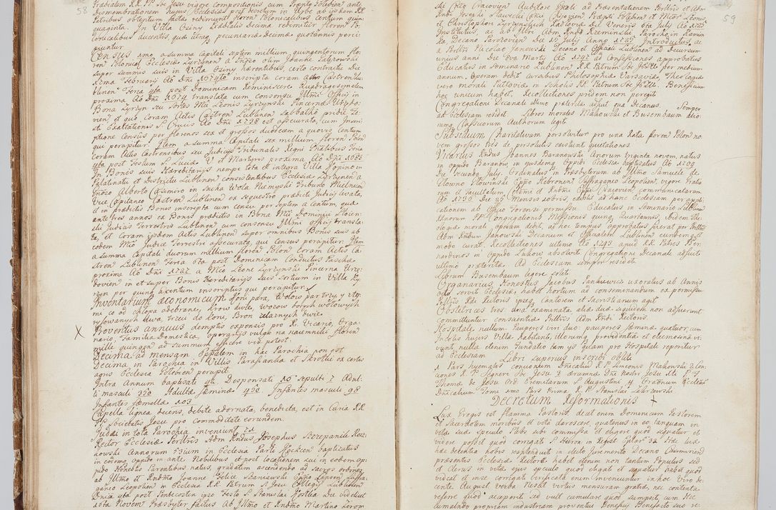 Zdjęcie nr 40 dla obiektu archiwalnego: Visitatio in archidiaconatu Lublinensi duorum decanatuum, nempe: Casimiriensis et Solecensis sub auspiciis Cel. Principis R.D. Andreae Stanislai Kostka in Załuskie Załuski, episcopi Cracoviensis, ducis Severiae, per me Casimirium Josephum Dziewulski, cantorem Collegiatae Opatoviensis, praepositum Wislicensem, parochum Chmieloviensem, decanum Sochaczoviensem a.D. 1748 expedita