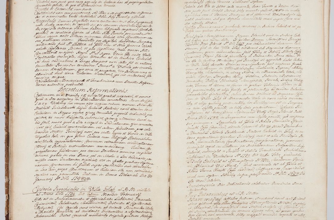 Zdjęcie nr 26 dla obiektu archiwalnego: Visitatio in archidiaconatu Lublinensi duorum decanatuum, nempe: Casimiriensis et Solecensis sub auspiciis Cel. Principis R.D. Andreae Stanislai Kostka in Załuskie Załuski, episcopi Cracoviensis, ducis Severiae, per me Casimirium Josephum Dziewulski, cantorem Collegiatae Opatoviensis, praepositum Wislicensem, parochum Chmieloviensem, decanum Sochaczoviensem a.D. 1748 expedita