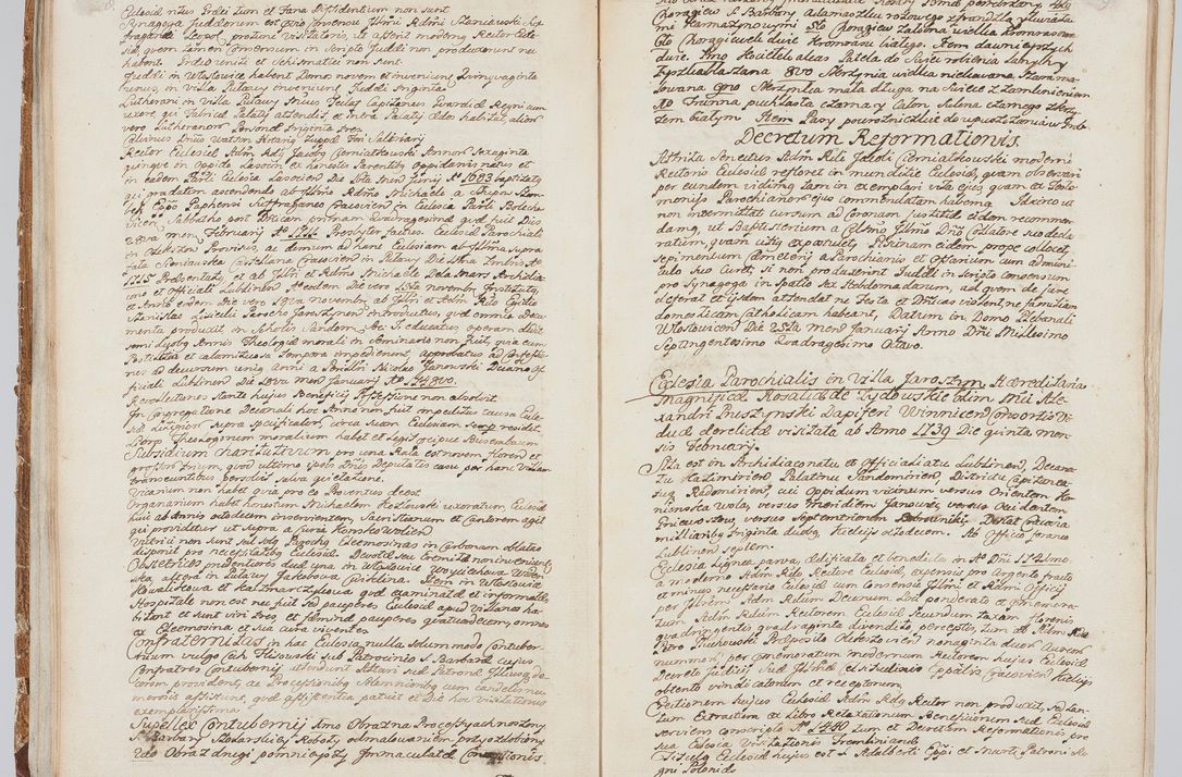 Zdjęcie nr 14 dla obiektu archiwalnego: Visitatio in archidiaconatu Lublinensi duorum decanatuum, nempe: Casimiriensis et Solecensis sub auspiciis Cel. Principis R.D. Andreae Stanislai Kostka in Załuskie Załuski, episcopi Cracoviensis, ducis Severiae, per me Casimirium Josephum Dziewulski, cantorem Collegiatae Opatoviensis, praepositum Wislicensem, parochum Chmieloviensem, decanum Sochaczoviensem a.D. 1748 expedita