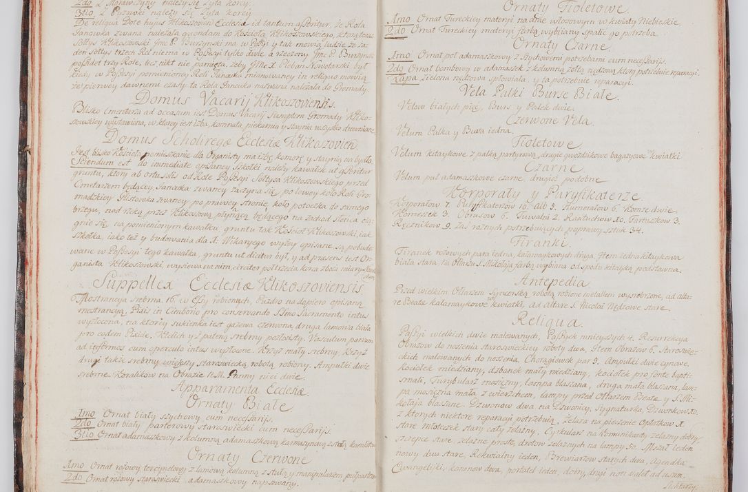 Zdjęcie nr 23 dla obiektu archiwalnego: Visitatio decanatus Neoforiensis per R.D. Jacobum Zaskalski, Sacra suthoritate Apostolica publicum notarium, in Maniowy parochum, decanum Neoforiensem in anno 1765 die 30 Januarii inchoata, ex post sequentibus diebus et mensibus expedita, R.D. Francisco de Potkana Potkański, episcopo Patarensi, suffraganeo, canonico, vicario in spiritualibus et officiali generali Cracoviensi dedicata et devota