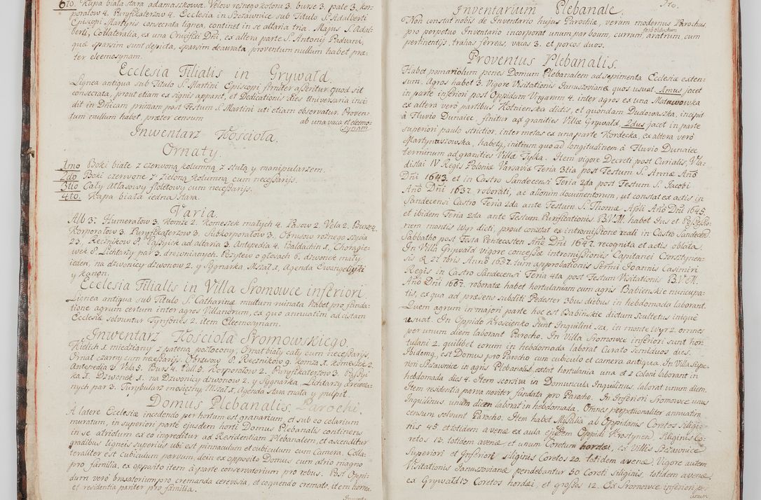 Zdjęcie nr 14 dla obiektu archiwalnego: Visitatio decanatus Neoforiensis per R.D. Jacobum Zaskalski, Sacra suthoritate Apostolica publicum notarium, in Maniowy parochum, decanum Neoforiensem in anno 1765 die 30 Januarii inchoata, ex post sequentibus diebus et mensibus expedita, R.D. Francisco de Potkana Potkański, episcopo Patarensi, suffraganeo, canonico, vicario in spiritualibus et officiali generali Cracoviensi dedicata et devota