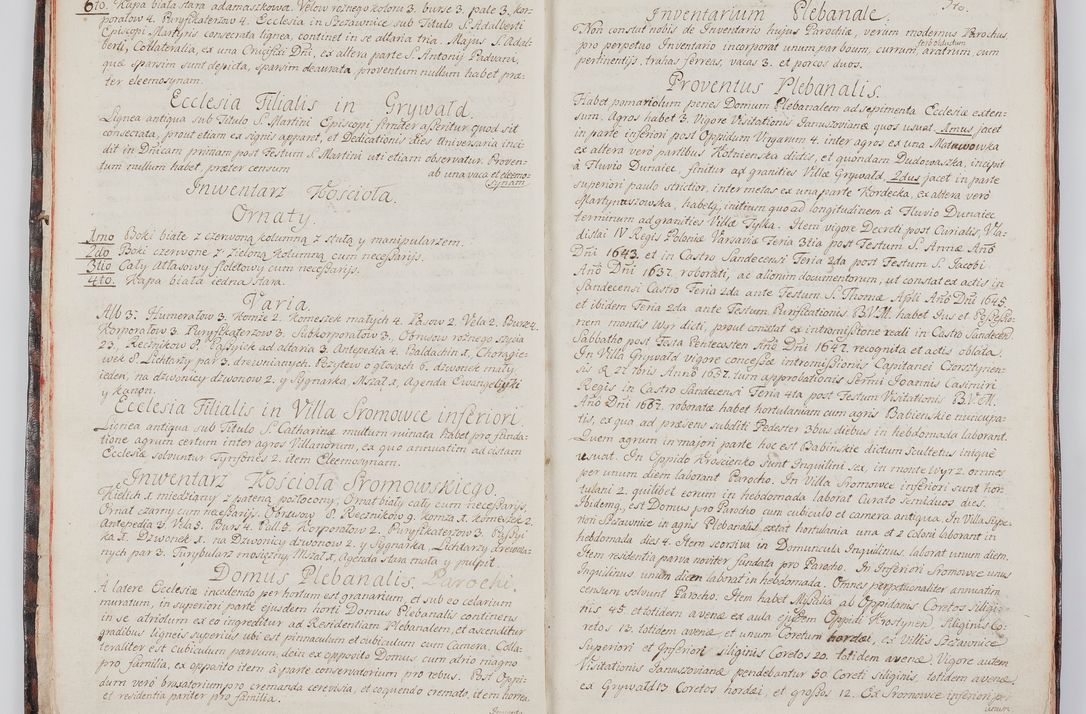 Zdjęcie nr 13 dla obiektu archiwalnego: Visitatio decanatus Neoforiensis per R.D. Jacobum Zaskalski, Sacra suthoritate Apostolica publicum notarium, in Maniowy parochum, decanum Neoforiensem in anno 1765 die 30 Januarii inchoata, ex post sequentibus diebus et mensibus expedita, R.D. Francisco de Potkana Potkański, episcopo Patarensi, suffraganeo, canonico, vicario in spiritualibus et officiali generali Cracoviensi dedicata et devota