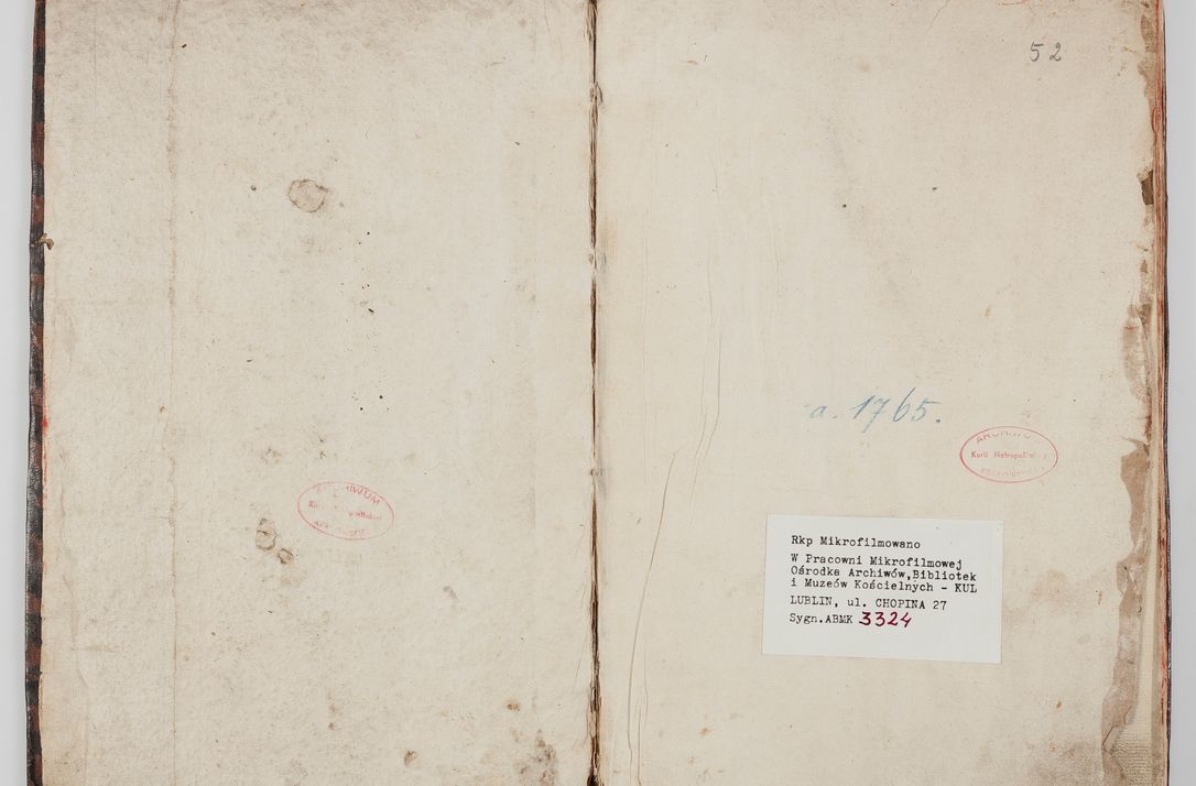 Zdjęcie nr 6 dla obiektu archiwalnego: Visitatio decanatus Neoforiensis per R.D. Jacobum Zaskalski, Sacra suthoritate Apostolica publicum notarium, in Maniowy parochum, decanum Neoforiensem in anno 1765 die 30 Januarii inchoata, ex post sequentibus diebus et mensibus expedita, R.D. Francisco de Potkana Potkański, episcopo Patarensi, suffraganeo, canonico, vicario in spiritualibus et officiali generali Cracoviensi dedicata et devota