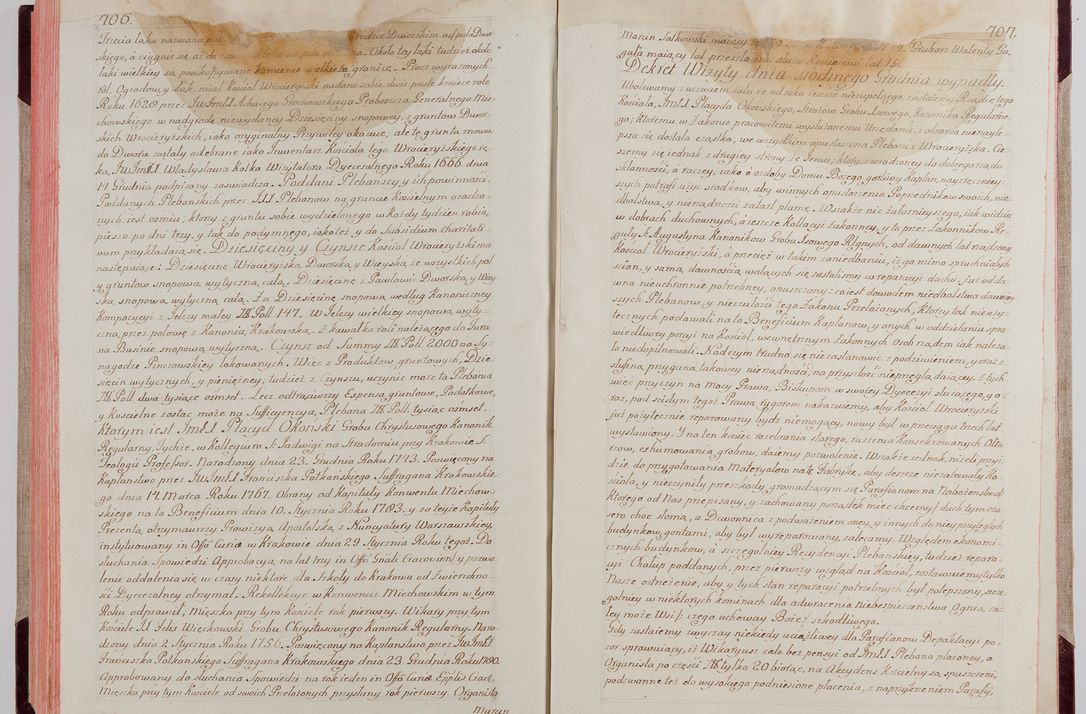 Zdjęcie nr 382 dla obiektu archiwalnego: Akta wizyty pod rządem dyecezyą J.O. Michała Jerzego Ciołka Xsiążęcia Poniatowskiego, biskupa płockiego, księcia pułtuskiego, koadiutora z całą jurysdykcją krakowksiego, xiążęcia siewierskiego, opata kommendataryusza czerwińskiego, dziekana warszawskiego, orderów Orła Białego i Świętego Stanisława kawalera, trzech dekanatów: proszowickiego, xiążnickiego i andrzejewskiego przez W.IMC.X Jacka Kochańskiego, kanonika sandomierskiego, plebana trojeckiego w roku 1783 odprawioney wypisane