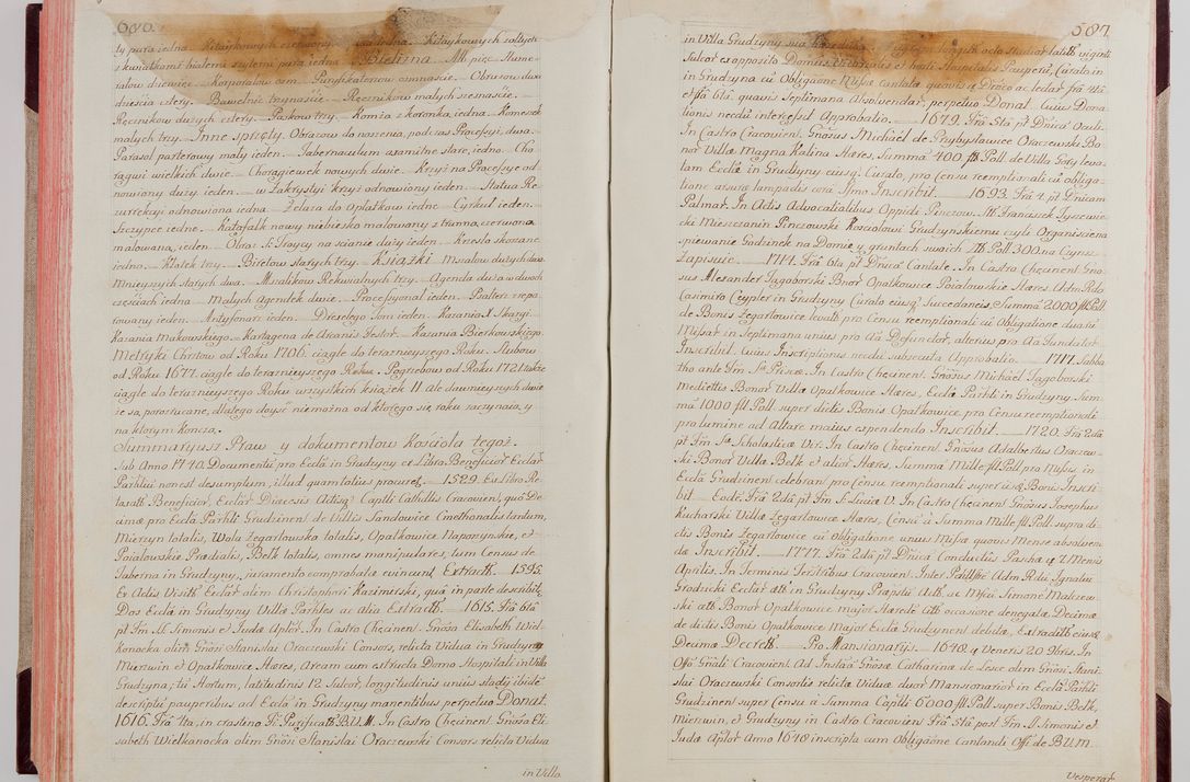 Zdjęcie nr 371 dla obiektu archiwalnego: Akta wizyty pod rządem dyecezyą J.O. Michała Jerzego Ciołka Xsiążęcia Poniatowskiego, biskupa płockiego, księcia pułtuskiego, koadiutora z całą jurysdykcją krakowksiego, xiążęcia siewierskiego, opata kommendataryusza czerwińskiego, dziekana warszawskiego, orderów Orła Białego i Świętego Stanisława kawalera, trzech dekanatów: proszowickiego, xiążnickiego i andrzejewskiego przez W.IMC.X Jacka Kochańskiego, kanonika sandomierskiego, plebana trojeckiego w roku 1783 odprawioney wypisane