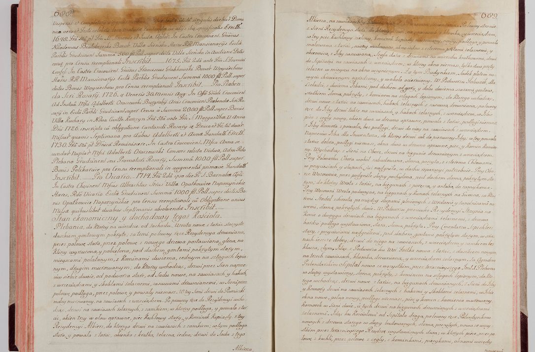 Zdjęcie nr 372 dla obiektu archiwalnego: Akta wizyty pod rządem dyecezyą J.O. Michała Jerzego Ciołka Xsiążęcia Poniatowskiego, biskupa płockiego, księcia pułtuskiego, koadiutora z całą jurysdykcją krakowksiego, xiążęcia siewierskiego, opata kommendataryusza czerwińskiego, dziekana warszawskiego, orderów Orła Białego i Świętego Stanisława kawalera, trzech dekanatów: proszowickiego, xiążnickiego i andrzejewskiego przez W.IMC.X Jacka Kochańskiego, kanonika sandomierskiego, plebana trojeckiego w roku 1783 odprawioney wypisane