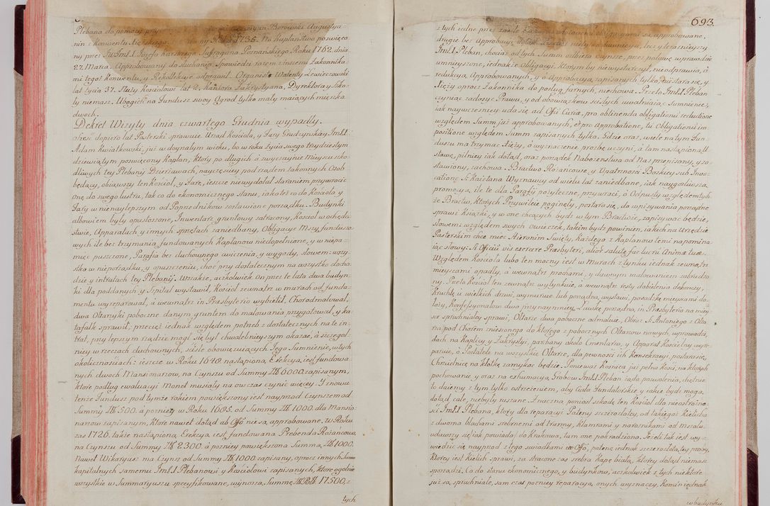 Zdjęcie nr 374 dla obiektu archiwalnego: Akta wizyty pod rządem dyecezyą J.O. Michała Jerzego Ciołka Xsiążęcia Poniatowskiego, biskupa płockiego, księcia pułtuskiego, koadiutora z całą jurysdykcją krakowksiego, xiążęcia siewierskiego, opata kommendataryusza czerwińskiego, dziekana warszawskiego, orderów Orła Białego i Świętego Stanisława kawalera, trzech dekanatów: proszowickiego, xiążnickiego i andrzejewskiego przez W.IMC.X Jacka Kochańskiego, kanonika sandomierskiego, plebana trojeckiego w roku 1783 odprawioney wypisane