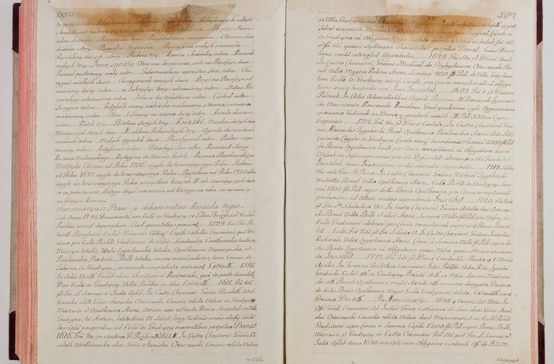 Zdjęcie nr 369 dla obiektu archiwalnego: Akta wizyty pod rządem dyecezyą J.O. Michała Jerzego Ciołka Xsiążęcia Poniatowskiego, biskupa płockiego, księcia pułtuskiego, koadiutora z całą jurysdykcją krakowksiego, xiążęcia siewierskiego, opata kommendataryusza czerwińskiego, dziekana warszawskiego, orderów Orła Białego i Świętego Stanisława kawalera, trzech dekanatów: proszowickiego, xiążnickiego i andrzejewskiego przez W.IMC.X Jacka Kochańskiego, kanonika sandomierskiego, plebana trojeckiego w roku 1783 odprawioney wypisane