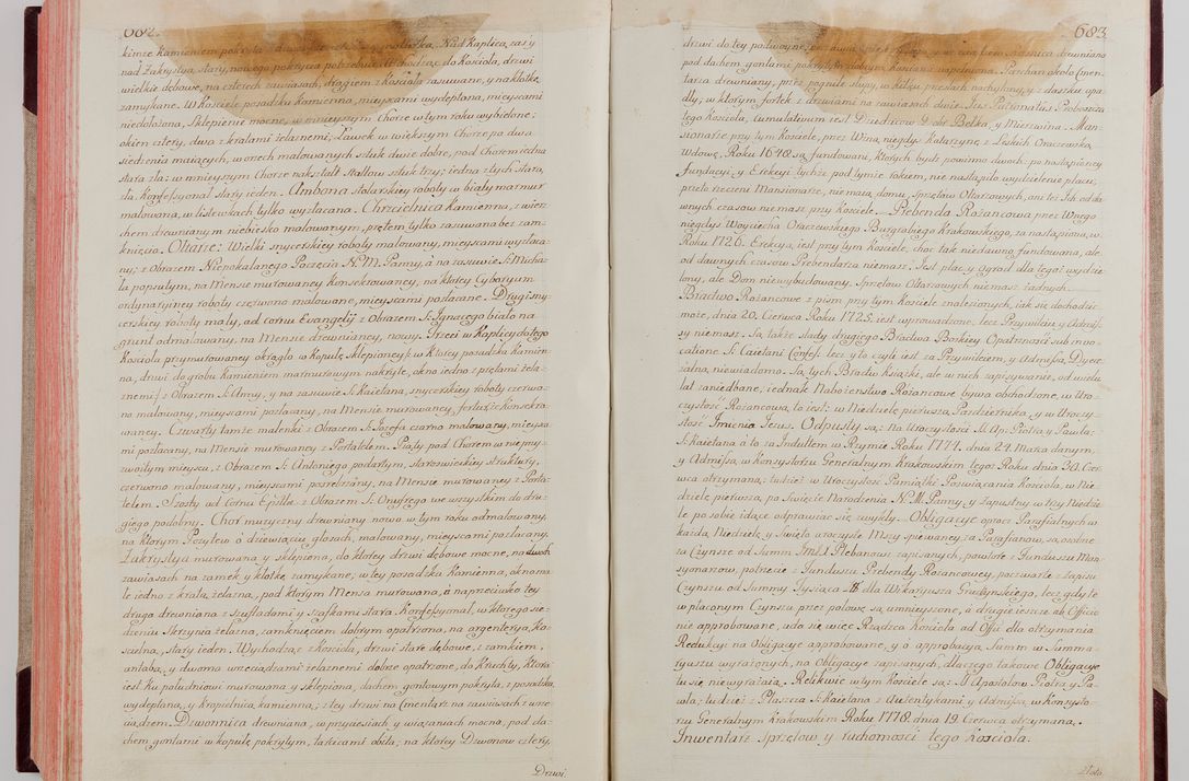 Zdjęcie nr 367 dla obiektu archiwalnego: Akta wizyty pod rządem dyecezyą J.O. Michała Jerzego Ciołka Xsiążęcia Poniatowskiego, biskupa płockiego, księcia pułtuskiego, koadiutora z całą jurysdykcją krakowksiego, xiążęcia siewierskiego, opata kommendataryusza czerwińskiego, dziekana warszawskiego, orderów Orła Białego i Świętego Stanisława kawalera, trzech dekanatów: proszowickiego, xiążnickiego i andrzejewskiego przez W.IMC.X Jacka Kochańskiego, kanonika sandomierskiego, plebana trojeckiego w roku 1783 odprawioney wypisane