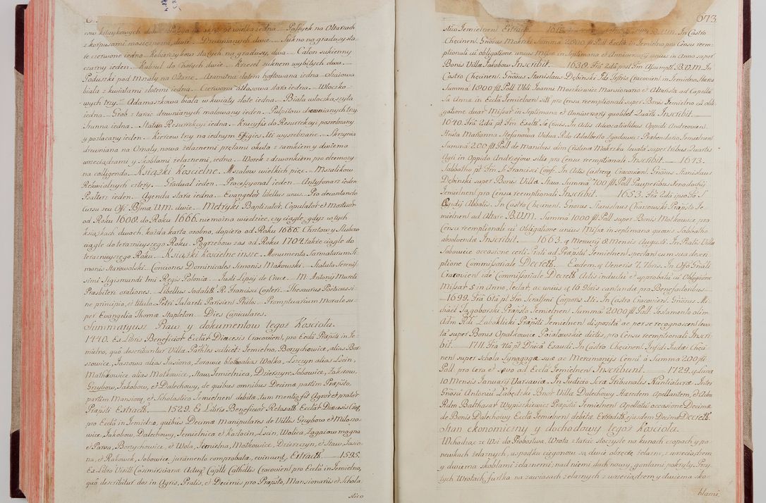 Zdjęcie nr 362 dla obiektu archiwalnego: Akta wizyty pod rządem dyecezyą J.O. Michała Jerzego Ciołka Xsiążęcia Poniatowskiego, biskupa płockiego, księcia pułtuskiego, koadiutora z całą jurysdykcją krakowksiego, xiążęcia siewierskiego, opata kommendataryusza czerwińskiego, dziekana warszawskiego, orderów Orła Białego i Świętego Stanisława kawalera, trzech dekanatów: proszowickiego, xiążnickiego i andrzejewskiego przez W.IMC.X Jacka Kochańskiego, kanonika sandomierskiego, plebana trojeckiego w roku 1783 odprawioney wypisane