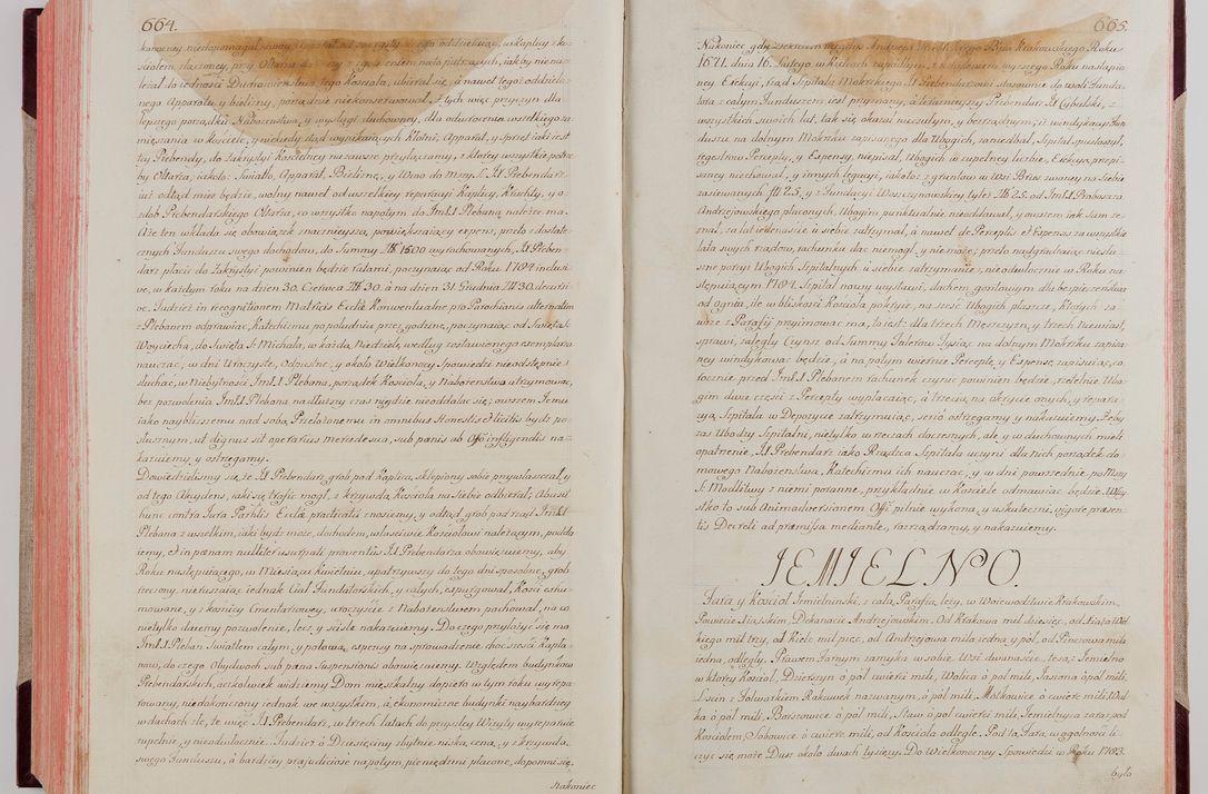 Zdjęcie nr 358 dla obiektu archiwalnego: Akta wizyty pod rządem dyecezyą J.O. Michała Jerzego Ciołka Xsiążęcia Poniatowskiego, biskupa płockiego, księcia pułtuskiego, koadiutora z całą jurysdykcją krakowksiego, xiążęcia siewierskiego, opata kommendataryusza czerwińskiego, dziekana warszawskiego, orderów Orła Białego i Świętego Stanisława kawalera, trzech dekanatów: proszowickiego, xiążnickiego i andrzejewskiego przez W.IMC.X Jacka Kochańskiego, kanonika sandomierskiego, plebana trojeckiego w roku 1783 odprawioney wypisane