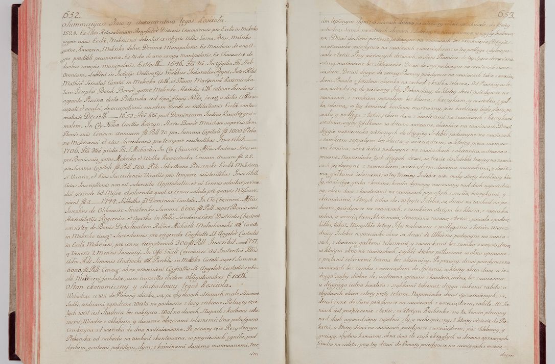 Zdjęcie nr 352 dla obiektu archiwalnego: Akta wizyty pod rządem dyecezyą J.O. Michała Jerzego Ciołka Xsiążęcia Poniatowskiego, biskupa płockiego, księcia pułtuskiego, koadiutora z całą jurysdykcją krakowksiego, xiążęcia siewierskiego, opata kommendataryusza czerwińskiego, dziekana warszawskiego, orderów Orła Białego i Świętego Stanisława kawalera, trzech dekanatów: proszowickiego, xiążnickiego i andrzejewskiego przez W.IMC.X Jacka Kochańskiego, kanonika sandomierskiego, plebana trojeckiego w roku 1783 odprawioney wypisane