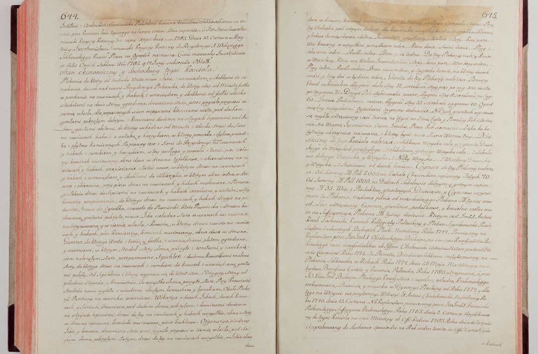 Zdjęcie nr 348 dla obiektu archiwalnego: Akta wizyty pod rządem dyecezyą J.O. Michała Jerzego Ciołka Xsiążęcia Poniatowskiego, biskupa płockiego, księcia pułtuskiego, koadiutora z całą jurysdykcją krakowksiego, xiążęcia siewierskiego, opata kommendataryusza czerwińskiego, dziekana warszawskiego, orderów Orła Białego i Świętego Stanisława kawalera, trzech dekanatów: proszowickiego, xiążnickiego i andrzejewskiego przez W.IMC.X Jacka Kochańskiego, kanonika sandomierskiego, plebana trojeckiego w roku 1783 odprawioney wypisane