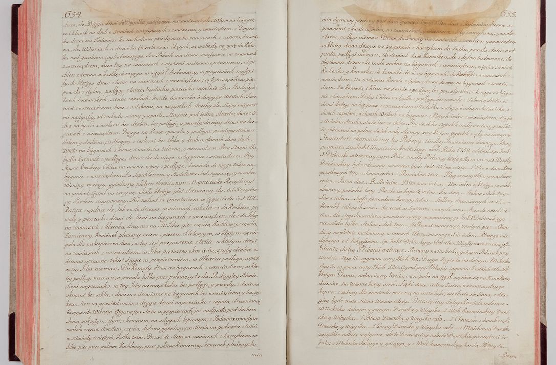 Zdjęcie nr 353 dla obiektu archiwalnego: Akta wizyty pod rządem dyecezyą J.O. Michała Jerzego Ciołka Xsiążęcia Poniatowskiego, biskupa płockiego, księcia pułtuskiego, koadiutora z całą jurysdykcją krakowksiego, xiążęcia siewierskiego, opata kommendataryusza czerwińskiego, dziekana warszawskiego, orderów Orła Białego i Świętego Stanisława kawalera, trzech dekanatów: proszowickiego, xiążnickiego i andrzejewskiego przez W.IMC.X Jacka Kochańskiego, kanonika sandomierskiego, plebana trojeckiego w roku 1783 odprawioney wypisane