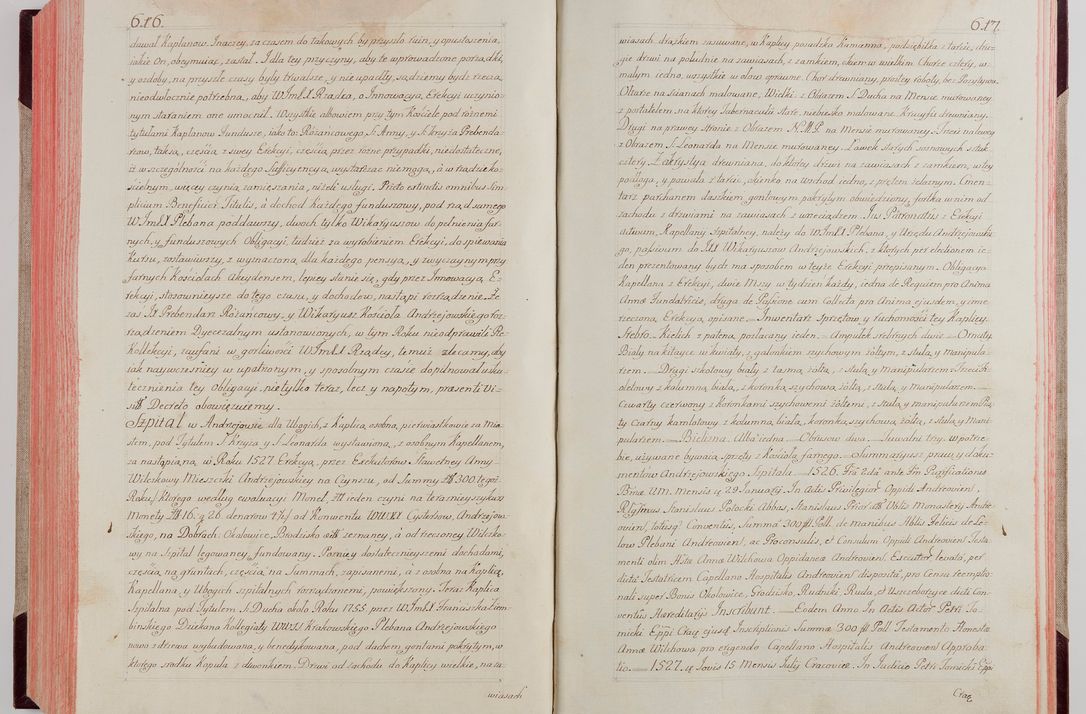 Zdjęcie nr 334 dla obiektu archiwalnego: Akta wizyty pod rządem dyecezyą J.O. Michała Jerzego Ciołka Xsiążęcia Poniatowskiego, biskupa płockiego, księcia pułtuskiego, koadiutora z całą jurysdykcją krakowksiego, xiążęcia siewierskiego, opata kommendataryusza czerwińskiego, dziekana warszawskiego, orderów Orła Białego i Świętego Stanisława kawalera, trzech dekanatów: proszowickiego, xiążnickiego i andrzejewskiego przez W.IMC.X Jacka Kochańskiego, kanonika sandomierskiego, plebana trojeckiego w roku 1783 odprawioney wypisane