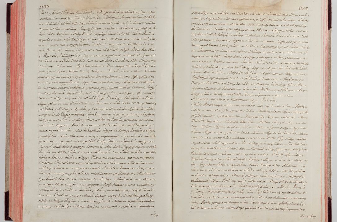 Zdjęcie nr 338 dla obiektu archiwalnego: Akta wizyty pod rządem dyecezyą J.O. Michała Jerzego Ciołka Xsiążęcia Poniatowskiego, biskupa płockiego, księcia pułtuskiego, koadiutora z całą jurysdykcją krakowksiego, xiążęcia siewierskiego, opata kommendataryusza czerwińskiego, dziekana warszawskiego, orderów Orła Białego i Świętego Stanisława kawalera, trzech dekanatów: proszowickiego, xiążnickiego i andrzejewskiego przez W.IMC.X Jacka Kochańskiego, kanonika sandomierskiego, plebana trojeckiego w roku 1783 odprawioney wypisane