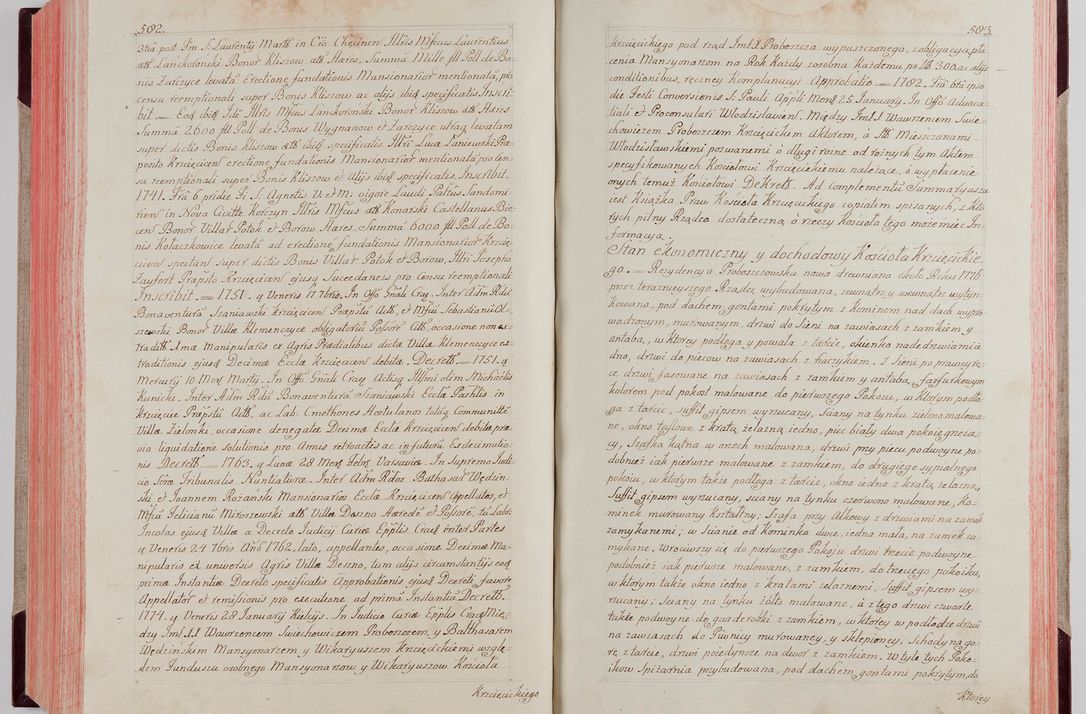 Zdjęcie nr 317 dla obiektu archiwalnego: Akta wizyty pod rządem dyecezyą J.O. Michała Jerzego Ciołka Xsiążęcia Poniatowskiego, biskupa płockiego, księcia pułtuskiego, koadiutora z całą jurysdykcją krakowksiego, xiążęcia siewierskiego, opata kommendataryusza czerwińskiego, dziekana warszawskiego, orderów Orła Białego i Świętego Stanisława kawalera, trzech dekanatów: proszowickiego, xiążnickiego i andrzejewskiego przez W.IMC.X Jacka Kochańskiego, kanonika sandomierskiego, plebana trojeckiego w roku 1783 odprawioney wypisane