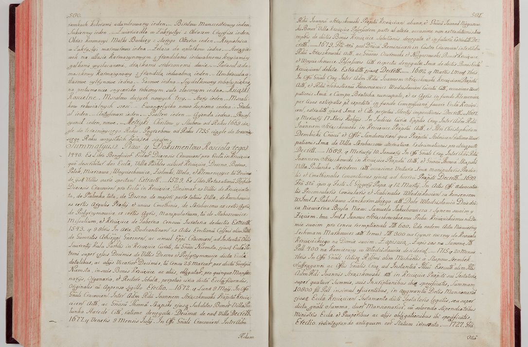 Zdjęcie nr 316 dla obiektu archiwalnego: Akta wizyty pod rządem dyecezyą J.O. Michała Jerzego Ciołka Xsiążęcia Poniatowskiego, biskupa płockiego, księcia pułtuskiego, koadiutora z całą jurysdykcją krakowksiego, xiążęcia siewierskiego, opata kommendataryusza czerwińskiego, dziekana warszawskiego, orderów Orła Białego i Świętego Stanisława kawalera, trzech dekanatów: proszowickiego, xiążnickiego i andrzejewskiego przez W.IMC.X Jacka Kochańskiego, kanonika sandomierskiego, plebana trojeckiego w roku 1783 odprawioney wypisane