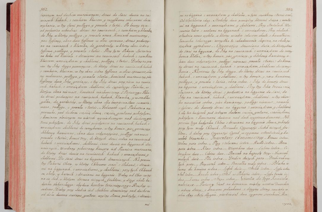 Zdjęcie nr 306 dla obiektu archiwalnego: Akta wizyty pod rządem dyecezyą J.O. Michała Jerzego Ciołka Xsiążęcia Poniatowskiego, biskupa płockiego, księcia pułtuskiego, koadiutora z całą jurysdykcją krakowksiego, xiążęcia siewierskiego, opata kommendataryusza czerwińskiego, dziekana warszawskiego, orderów Orła Białego i Świętego Stanisława kawalera, trzech dekanatów: proszowickiego, xiążnickiego i andrzejewskiego przez W.IMC.X Jacka Kochańskiego, kanonika sandomierskiego, plebana trojeckiego w roku 1783 odprawioney wypisane