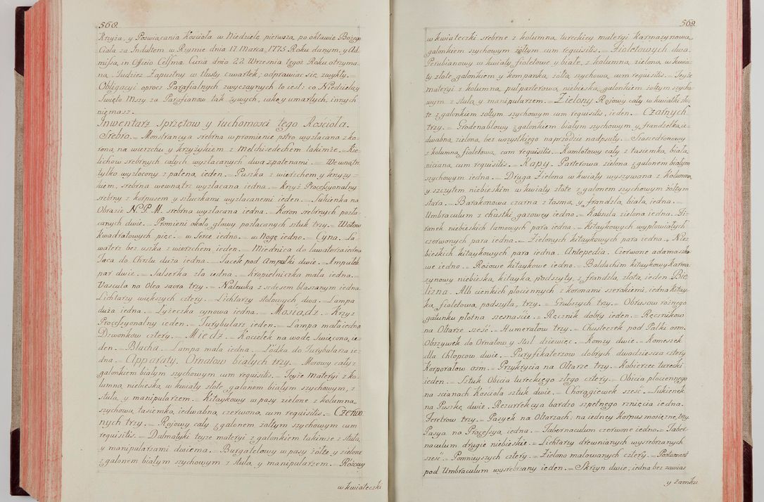 Zdjęcie nr 309 dla obiektu archiwalnego: Akta wizyty pod rządem dyecezyą J.O. Michała Jerzego Ciołka Xsiążęcia Poniatowskiego, biskupa płockiego, księcia pułtuskiego, koadiutora z całą jurysdykcją krakowksiego, xiążęcia siewierskiego, opata kommendataryusza czerwińskiego, dziekana warszawskiego, orderów Orła Białego i Świętego Stanisława kawalera, trzech dekanatów: proszowickiego, xiążnickiego i andrzejewskiego przez W.IMC.X Jacka Kochańskiego, kanonika sandomierskiego, plebana trojeckiego w roku 1783 odprawioney wypisane