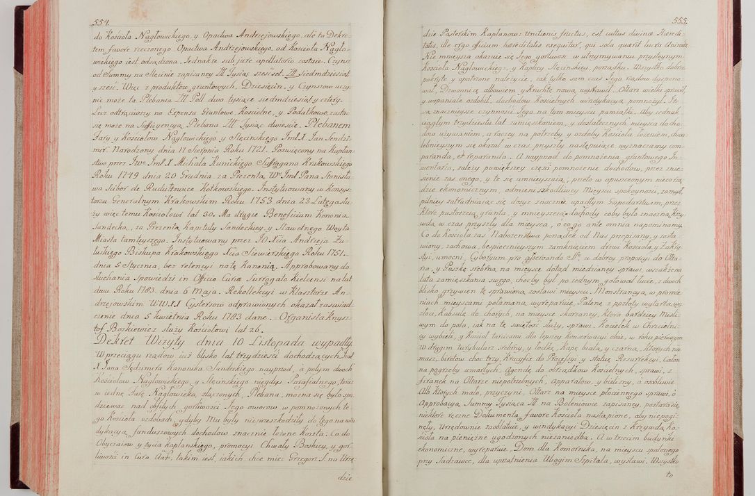 Zdjęcie nr 302 dla obiektu archiwalnego: Akta wizyty pod rządem dyecezyą J.O. Michała Jerzego Ciołka Xsiążęcia Poniatowskiego, biskupa płockiego, księcia pułtuskiego, koadiutora z całą jurysdykcją krakowksiego, xiążęcia siewierskiego, opata kommendataryusza czerwińskiego, dziekana warszawskiego, orderów Orła Białego i Świętego Stanisława kawalera, trzech dekanatów: proszowickiego, xiążnickiego i andrzejewskiego przez W.IMC.X Jacka Kochańskiego, kanonika sandomierskiego, plebana trojeckiego w roku 1783 odprawioney wypisane