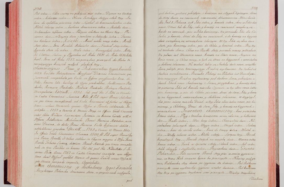 Zdjęcie nr 294 dla obiektu archiwalnego: Akta wizyty pod rządem dyecezyą J.O. Michała Jerzego Ciołka Xsiążęcia Poniatowskiego, biskupa płockiego, księcia pułtuskiego, koadiutora z całą jurysdykcją krakowksiego, xiążęcia siewierskiego, opata kommendataryusza czerwińskiego, dziekana warszawskiego, orderów Orła Białego i Świętego Stanisława kawalera, trzech dekanatów: proszowickiego, xiążnickiego i andrzejewskiego przez W.IMC.X Jacka Kochańskiego, kanonika sandomierskiego, plebana trojeckiego w roku 1783 odprawioney wypisane