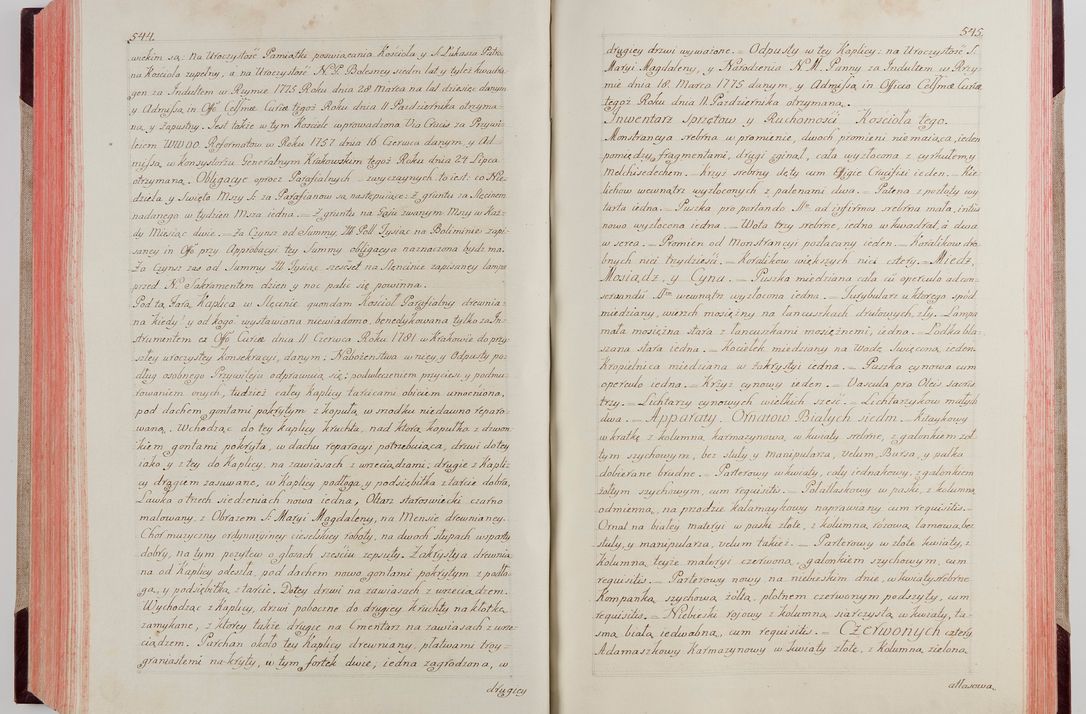 Zdjęcie nr 297 dla obiektu archiwalnego: Akta wizyty pod rządem dyecezyą J.O. Michała Jerzego Ciołka Xsiążęcia Poniatowskiego, biskupa płockiego, księcia pułtuskiego, koadiutora z całą jurysdykcją krakowksiego, xiążęcia siewierskiego, opata kommendataryusza czerwińskiego, dziekana warszawskiego, orderów Orła Białego i Świętego Stanisława kawalera, trzech dekanatów: proszowickiego, xiążnickiego i andrzejewskiego przez W.IMC.X Jacka Kochańskiego, kanonika sandomierskiego, plebana trojeckiego w roku 1783 odprawioney wypisane