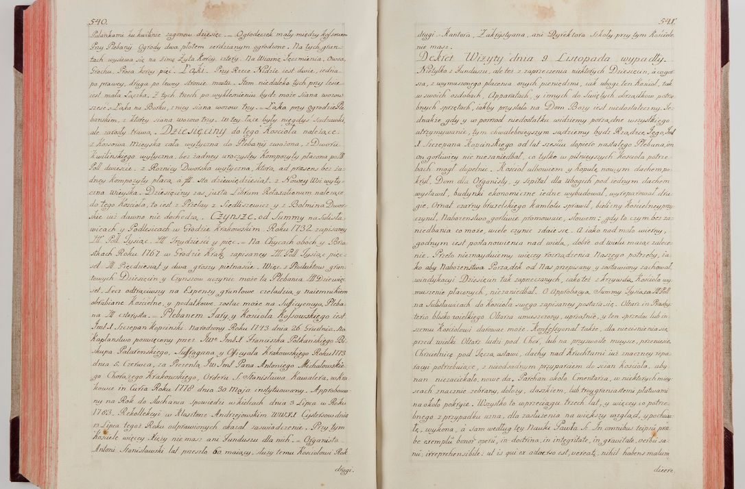 Zdjęcie nr 295 dla obiektu archiwalnego: Akta wizyty pod rządem dyecezyą J.O. Michała Jerzego Ciołka Xsiążęcia Poniatowskiego, biskupa płockiego, księcia pułtuskiego, koadiutora z całą jurysdykcją krakowksiego, xiążęcia siewierskiego, opata kommendataryusza czerwińskiego, dziekana warszawskiego, orderów Orła Białego i Świętego Stanisława kawalera, trzech dekanatów: proszowickiego, xiążnickiego i andrzejewskiego przez W.IMC.X Jacka Kochańskiego, kanonika sandomierskiego, plebana trojeckiego w roku 1783 odprawioney wypisane