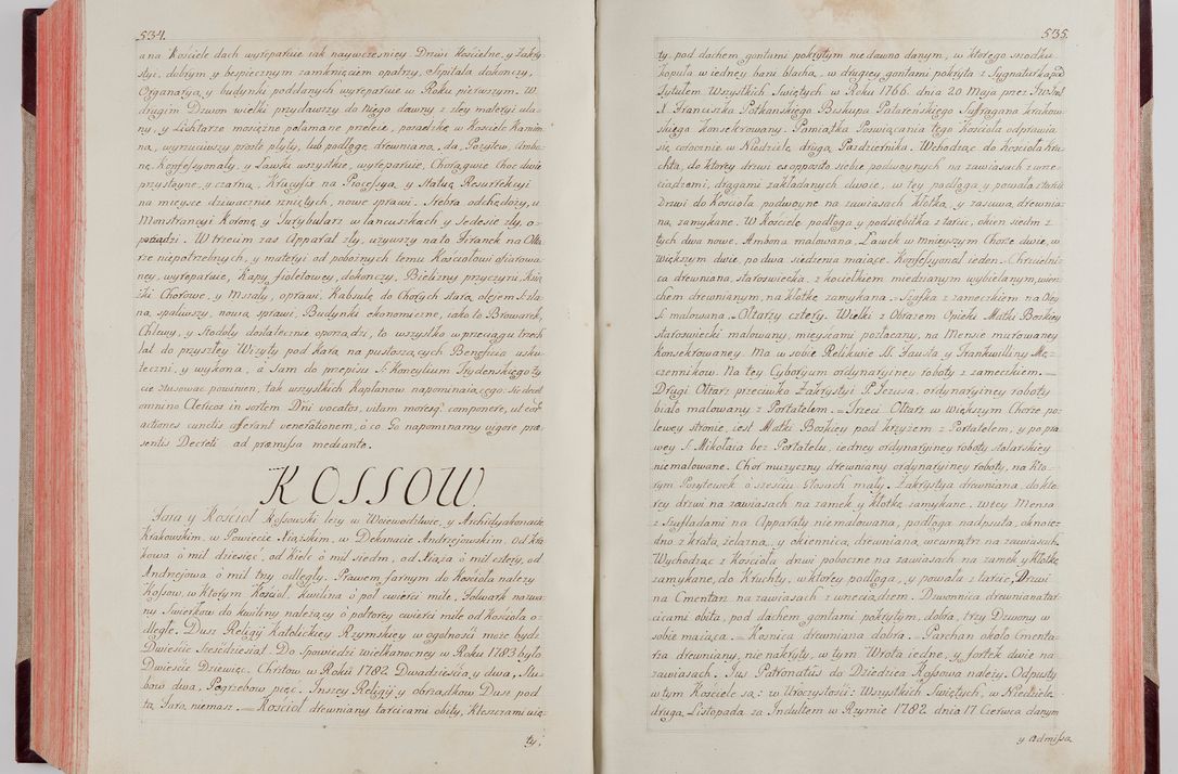 Zdjęcie nr 291 dla obiektu archiwalnego: Akta wizyty pod rządem dyecezyą J.O. Michała Jerzego Ciołka Xsiążęcia Poniatowskiego, biskupa płockiego, księcia pułtuskiego, koadiutora z całą jurysdykcją krakowksiego, xiążęcia siewierskiego, opata kommendataryusza czerwińskiego, dziekana warszawskiego, orderów Orła Białego i Świętego Stanisława kawalera, trzech dekanatów: proszowickiego, xiążnickiego i andrzejewskiego przez W.IMC.X Jacka Kochańskiego, kanonika sandomierskiego, plebana trojeckiego w roku 1783 odprawioney wypisane