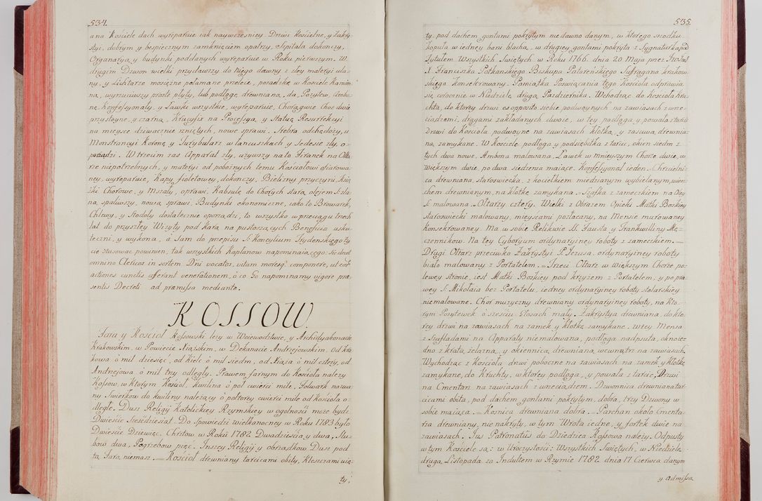 Zdjęcie nr 290 dla obiektu archiwalnego: Akta wizyty pod rządem dyecezyą J.O. Michała Jerzego Ciołka Xsiążęcia Poniatowskiego, biskupa płockiego, księcia pułtuskiego, koadiutora z całą jurysdykcją krakowksiego, xiążęcia siewierskiego, opata kommendataryusza czerwińskiego, dziekana warszawskiego, orderów Orła Białego i Świętego Stanisława kawalera, trzech dekanatów: proszowickiego, xiążnickiego i andrzejewskiego przez W.IMC.X Jacka Kochańskiego, kanonika sandomierskiego, plebana trojeckiego w roku 1783 odprawioney wypisane