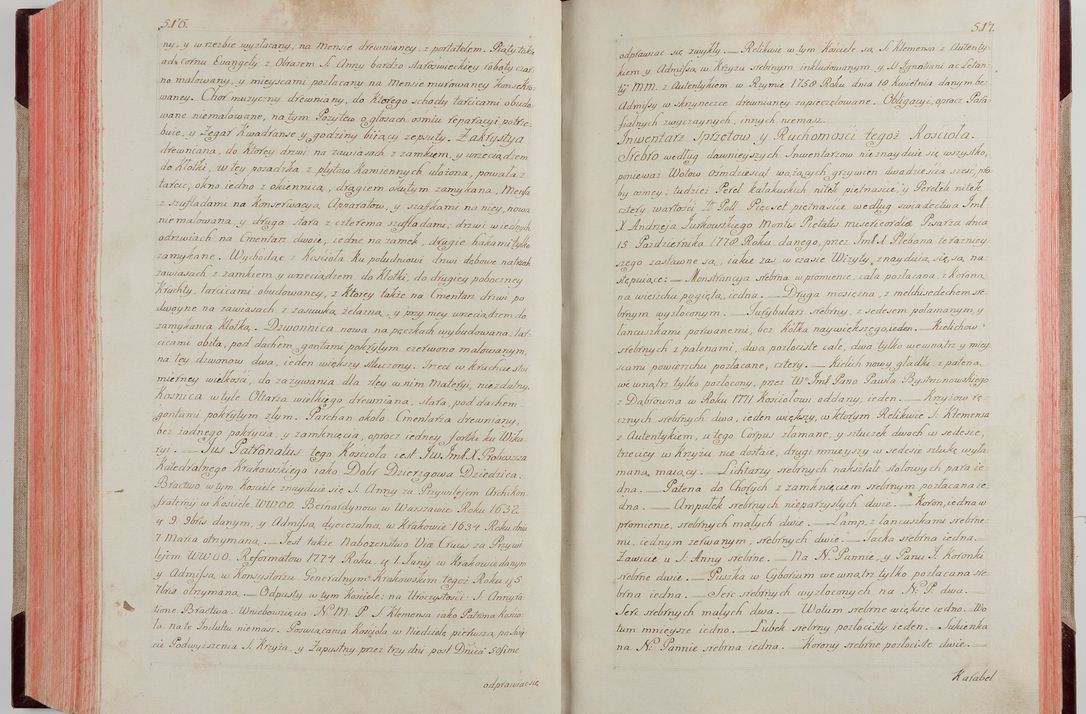 Zdjęcie nr 280 dla obiektu archiwalnego: Akta wizyty pod rządem dyecezyą J.O. Michała Jerzego Ciołka Xsiążęcia Poniatowskiego, biskupa płockiego, księcia pułtuskiego, koadiutora z całą jurysdykcją krakowksiego, xiążęcia siewierskiego, opata kommendataryusza czerwińskiego, dziekana warszawskiego, orderów Orła Białego i Świętego Stanisława kawalera, trzech dekanatów: proszowickiego, xiążnickiego i andrzejewskiego przez W.IMC.X Jacka Kochańskiego, kanonika sandomierskiego, plebana trojeckiego w roku 1783 odprawioney wypisane