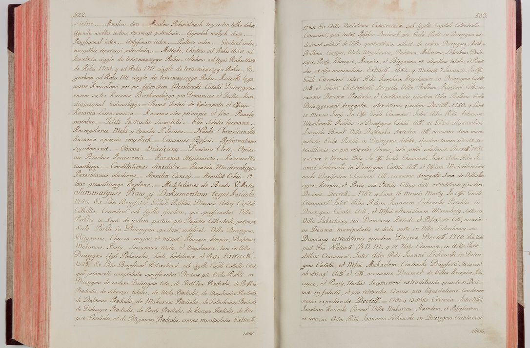 Zdjęcie nr 283 dla obiektu archiwalnego: Akta wizyty pod rządem dyecezyą J.O. Michała Jerzego Ciołka Xsiążęcia Poniatowskiego, biskupa płockiego, księcia pułtuskiego, koadiutora z całą jurysdykcją krakowksiego, xiążęcia siewierskiego, opata kommendataryusza czerwińskiego, dziekana warszawskiego, orderów Orła Białego i Świętego Stanisława kawalera, trzech dekanatów: proszowickiego, xiążnickiego i andrzejewskiego przez W.IMC.X Jacka Kochańskiego, kanonika sandomierskiego, plebana trojeckiego w roku 1783 odprawioney wypisane