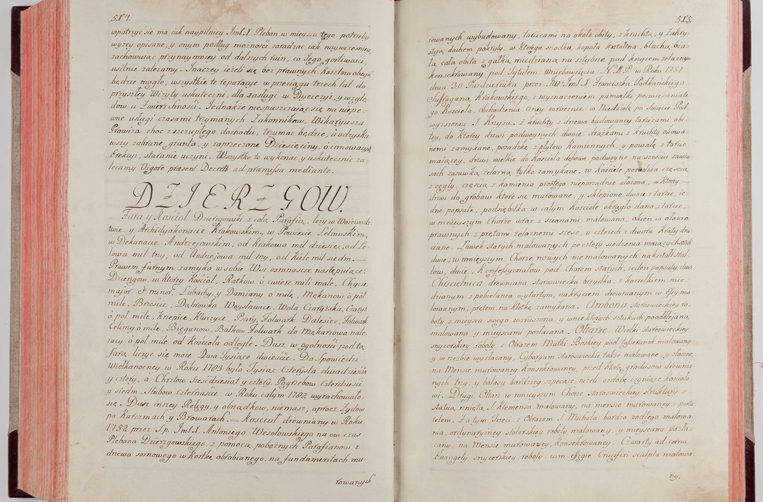 Zdjęcie nr 279 dla obiektu archiwalnego: Akta wizyty pod rządem dyecezyą J.O. Michała Jerzego Ciołka Xsiążęcia Poniatowskiego, biskupa płockiego, księcia pułtuskiego, koadiutora z całą jurysdykcją krakowksiego, xiążęcia siewierskiego, opata kommendataryusza czerwińskiego, dziekana warszawskiego, orderów Orła Białego i Świętego Stanisława kawalera, trzech dekanatów: proszowickiego, xiążnickiego i andrzejewskiego przez W.IMC.X Jacka Kochańskiego, kanonika sandomierskiego, plebana trojeckiego w roku 1783 odprawioney wypisane