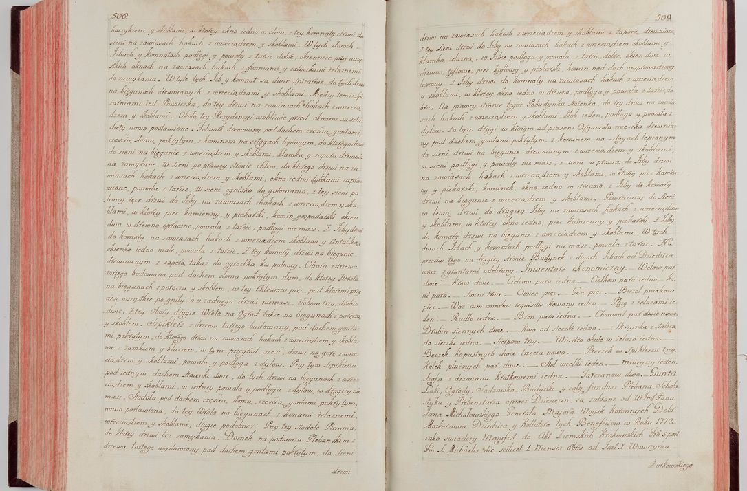 Zdjęcie nr 276 dla obiektu archiwalnego: Akta wizyty pod rządem dyecezyą J.O. Michała Jerzego Ciołka Xsiążęcia Poniatowskiego, biskupa płockiego, księcia pułtuskiego, koadiutora z całą jurysdykcją krakowksiego, xiążęcia siewierskiego, opata kommendataryusza czerwińskiego, dziekana warszawskiego, orderów Orła Białego i Świętego Stanisława kawalera, trzech dekanatów: proszowickiego, xiążnickiego i andrzejewskiego przez W.IMC.X Jacka Kochańskiego, kanonika sandomierskiego, plebana trojeckiego w roku 1783 odprawioney wypisane