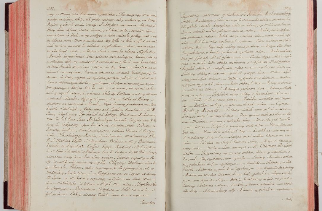 Zdjęcie nr 273 dla obiektu archiwalnego: Akta wizyty pod rządem dyecezyą J.O. Michała Jerzego Ciołka Xsiążęcia Poniatowskiego, biskupa płockiego, księcia pułtuskiego, koadiutora z całą jurysdykcją krakowksiego, xiążęcia siewierskiego, opata kommendataryusza czerwińskiego, dziekana warszawskiego, orderów Orła Białego i Świętego Stanisława kawalera, trzech dekanatów: proszowickiego, xiążnickiego i andrzejewskiego przez W.IMC.X Jacka Kochańskiego, kanonika sandomierskiego, plebana trojeckiego w roku 1783 odprawioney wypisane