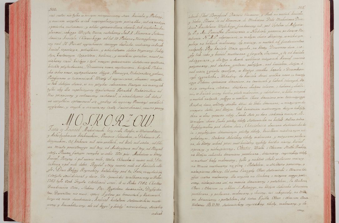 Zdjęcie nr 272 dla obiektu archiwalnego: Akta wizyty pod rządem dyecezyą J.O. Michała Jerzego Ciołka Xsiążęcia Poniatowskiego, biskupa płockiego, księcia pułtuskiego, koadiutora z całą jurysdykcją krakowksiego, xiążęcia siewierskiego, opata kommendataryusza czerwińskiego, dziekana warszawskiego, orderów Orła Białego i Świętego Stanisława kawalera, trzech dekanatów: proszowickiego, xiążnickiego i andrzejewskiego przez W.IMC.X Jacka Kochańskiego, kanonika sandomierskiego, plebana trojeckiego w roku 1783 odprawioney wypisane