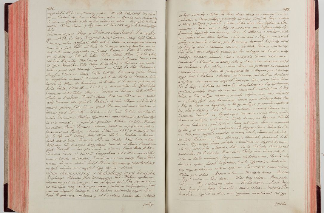 Zdjęcie nr 262 dla obiektu archiwalnego: Akta wizyty pod rządem dyecezyą J.O. Michała Jerzego Ciołka Xsiążęcia Poniatowskiego, biskupa płockiego, księcia pułtuskiego, koadiutora z całą jurysdykcją krakowksiego, xiążęcia siewierskiego, opata kommendataryusza czerwińskiego, dziekana warszawskiego, orderów Orła Białego i Świętego Stanisława kawalera, trzech dekanatów: proszowickiego, xiążnickiego i andrzejewskiego przez W.IMC.X Jacka Kochańskiego, kanonika sandomierskiego, plebana trojeckiego w roku 1783 odprawioney wypisane