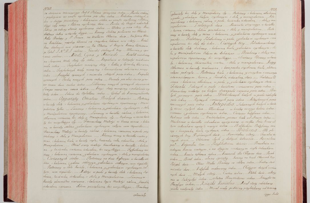 Zdjęcie nr 261 dla obiektu archiwalnego: Akta wizyty pod rządem dyecezyą J.O. Michała Jerzego Ciołka Xsiążęcia Poniatowskiego, biskupa płockiego, księcia pułtuskiego, koadiutora z całą jurysdykcją krakowksiego, xiążęcia siewierskiego, opata kommendataryusza czerwińskiego, dziekana warszawskiego, orderów Orła Białego i Świętego Stanisława kawalera, trzech dekanatów: proszowickiego, xiążnickiego i andrzejewskiego przez W.IMC.X Jacka Kochańskiego, kanonika sandomierskiego, plebana trojeckiego w roku 1783 odprawioney wypisane