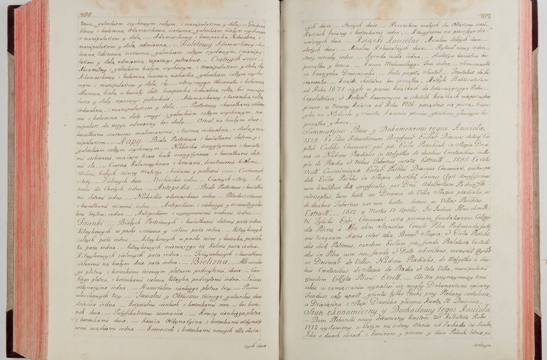 Zdjęcie nr 265 dla obiektu archiwalnego: Akta wizyty pod rządem dyecezyą J.O. Michała Jerzego Ciołka Xsiążęcia Poniatowskiego, biskupa płockiego, księcia pułtuskiego, koadiutora z całą jurysdykcją krakowksiego, xiążęcia siewierskiego, opata kommendataryusza czerwińskiego, dziekana warszawskiego, orderów Orła Białego i Świętego Stanisława kawalera, trzech dekanatów: proszowickiego, xiążnickiego i andrzejewskiego przez W.IMC.X Jacka Kochańskiego, kanonika sandomierskiego, plebana trojeckiego w roku 1783 odprawioney wypisane