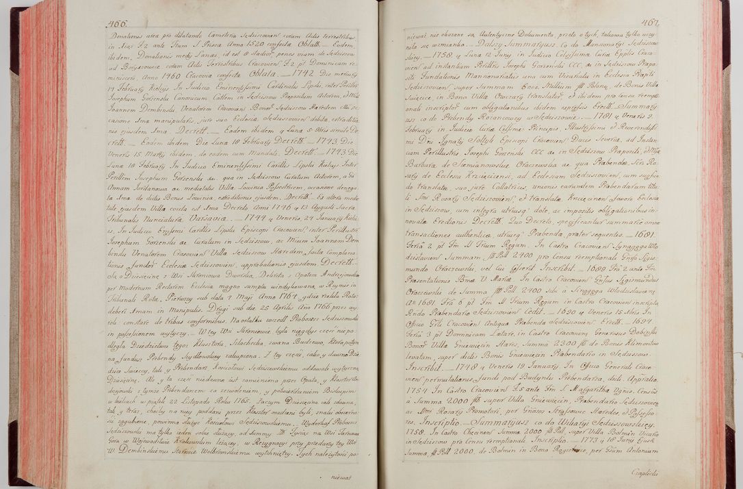 Zdjęcie nr 253 dla obiektu archiwalnego: Akta wizyty pod rządem dyecezyą J.O. Michała Jerzego Ciołka Xsiążęcia Poniatowskiego, biskupa płockiego, księcia pułtuskiego, koadiutora z całą jurysdykcją krakowksiego, xiążęcia siewierskiego, opata kommendataryusza czerwińskiego, dziekana warszawskiego, orderów Orła Białego i Świętego Stanisława kawalera, trzech dekanatów: proszowickiego, xiążnickiego i andrzejewskiego przez W.IMC.X Jacka Kochańskiego, kanonika sandomierskiego, plebana trojeckiego w roku 1783 odprawioney wypisane