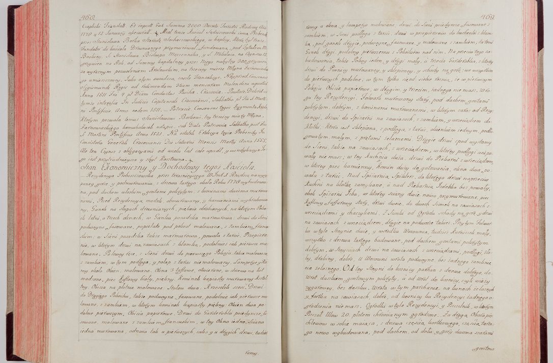 Zdjęcie nr 254 dla obiektu archiwalnego: Akta wizyty pod rządem dyecezyą J.O. Michała Jerzego Ciołka Xsiążęcia Poniatowskiego, biskupa płockiego, księcia pułtuskiego, koadiutora z całą jurysdykcją krakowksiego, xiążęcia siewierskiego, opata kommendataryusza czerwińskiego, dziekana warszawskiego, orderów Orła Białego i Świętego Stanisława kawalera, trzech dekanatów: proszowickiego, xiążnickiego i andrzejewskiego przez W.IMC.X Jacka Kochańskiego, kanonika sandomierskiego, plebana trojeckiego w roku 1783 odprawioney wypisane