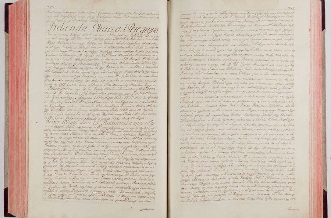 Zdjęcie nr 242 dla obiektu archiwalnego: Akta wizyty pod rządem dyecezyą J.O. Michała Jerzego Ciołka Xsiążęcia Poniatowskiego, biskupa płockiego, księcia pułtuskiego, koadiutora z całą jurysdykcją krakowksiego, xiążęcia siewierskiego, opata kommendataryusza czerwińskiego, dziekana warszawskiego, orderów Orła Białego i Świętego Stanisława kawalera, trzech dekanatów: proszowickiego, xiążnickiego i andrzejewskiego przez W.IMC.X Jacka Kochańskiego, kanonika sandomierskiego, plebana trojeckiego w roku 1783 odprawioney wypisane