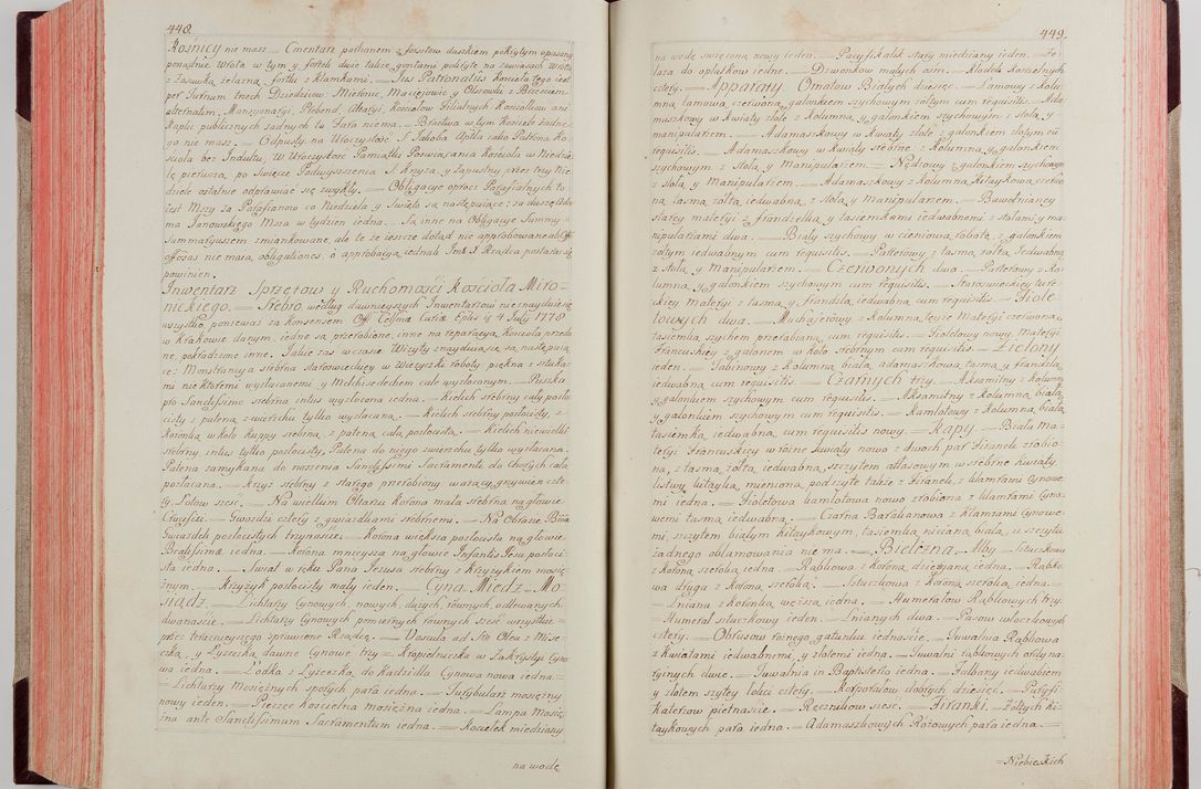 Zdjęcie nr 244 dla obiektu archiwalnego: Akta wizyty pod rządem dyecezyą J.O. Michała Jerzego Ciołka Xsiążęcia Poniatowskiego, biskupa płockiego, księcia pułtuskiego, koadiutora z całą jurysdykcją krakowksiego, xiążęcia siewierskiego, opata kommendataryusza czerwińskiego, dziekana warszawskiego, orderów Orła Białego i Świętego Stanisława kawalera, trzech dekanatów: proszowickiego, xiążnickiego i andrzejewskiego przez W.IMC.X Jacka Kochańskiego, kanonika sandomierskiego, plebana trojeckiego w roku 1783 odprawioney wypisane