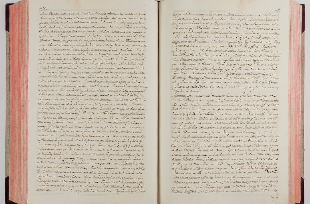 Zdjęcie nr 226 dla obiektu archiwalnego: Akta wizyty pod rządem dyecezyą J.O. Michała Jerzego Ciołka Xsiążęcia Poniatowskiego, biskupa płockiego, księcia pułtuskiego, koadiutora z całą jurysdykcją krakowksiego, xiążęcia siewierskiego, opata kommendataryusza czerwińskiego, dziekana warszawskiego, orderów Orła Białego i Świętego Stanisława kawalera, trzech dekanatów: proszowickiego, xiążnickiego i andrzejewskiego przez W.IMC.X Jacka Kochańskiego, kanonika sandomierskiego, plebana trojeckiego w roku 1783 odprawioney wypisane