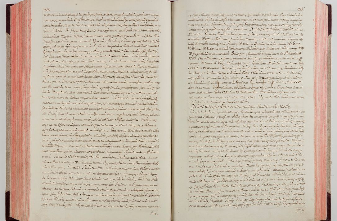 Zdjęcie nr 223 dla obiektu archiwalnego: Akta wizyty pod rządem dyecezyą J.O. Michała Jerzego Ciołka Xsiążęcia Poniatowskiego, biskupa płockiego, księcia pułtuskiego, koadiutora z całą jurysdykcją krakowksiego, xiążęcia siewierskiego, opata kommendataryusza czerwińskiego, dziekana warszawskiego, orderów Orła Białego i Świętego Stanisława kawalera, trzech dekanatów: proszowickiego, xiążnickiego i andrzejewskiego przez W.IMC.X Jacka Kochańskiego, kanonika sandomierskiego, plebana trojeckiego w roku 1783 odprawioney wypisane