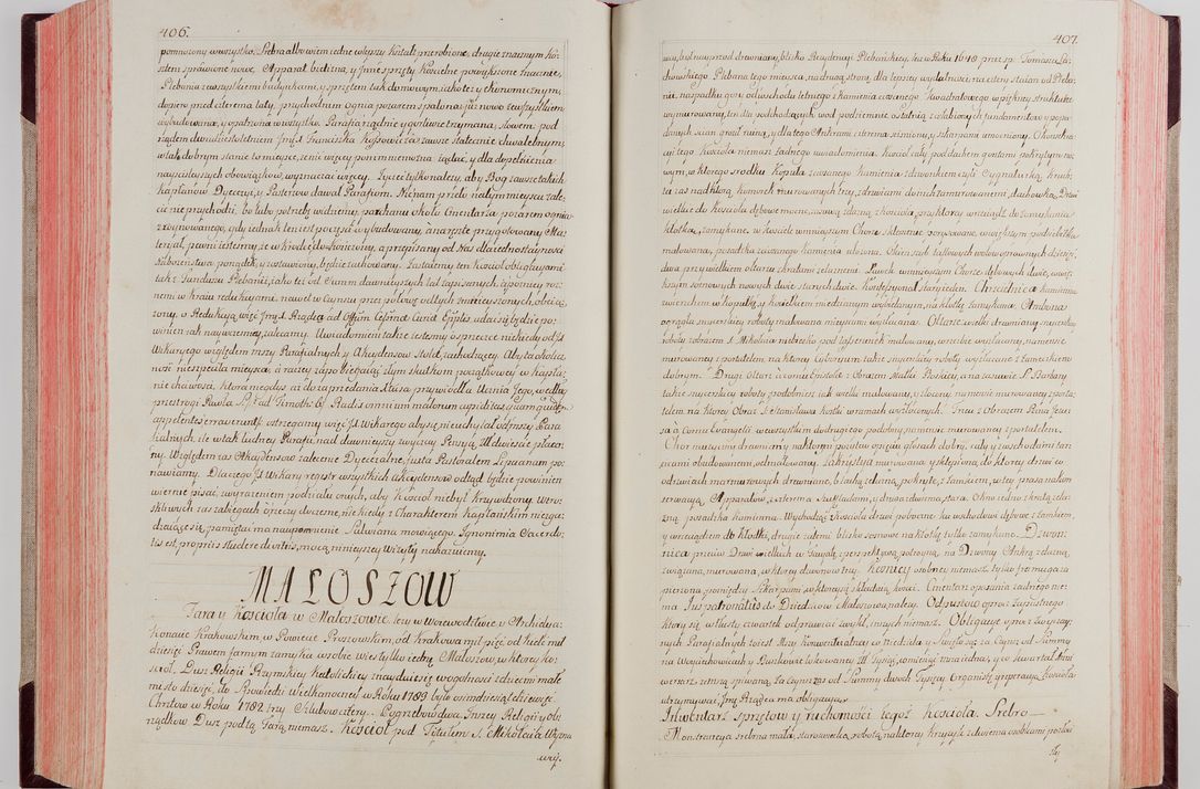 Zdjęcie nr 221 dla obiektu archiwalnego: Akta wizyty pod rządem dyecezyą J.O. Michała Jerzego Ciołka Xsiążęcia Poniatowskiego, biskupa płockiego, księcia pułtuskiego, koadiutora z całą jurysdykcją krakowksiego, xiążęcia siewierskiego, opata kommendataryusza czerwińskiego, dziekana warszawskiego, orderów Orła Białego i Świętego Stanisława kawalera, trzech dekanatów: proszowickiego, xiążnickiego i andrzejewskiego przez W.IMC.X Jacka Kochańskiego, kanonika sandomierskiego, plebana trojeckiego w roku 1783 odprawioney wypisane