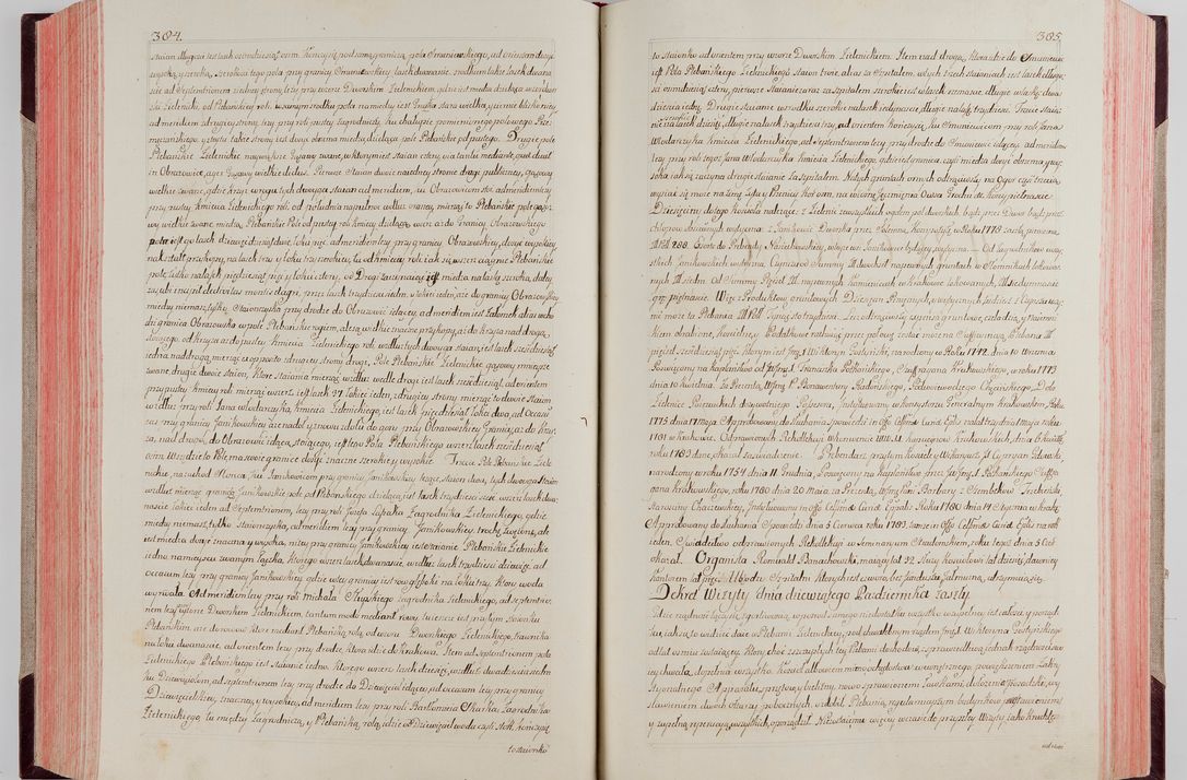 Zdjęcie nr 210 dla obiektu archiwalnego: Akta wizyty pod rządem dyecezyą J.O. Michała Jerzego Ciołka Xsiążęcia Poniatowskiego, biskupa płockiego, księcia pułtuskiego, koadiutora z całą jurysdykcją krakowksiego, xiążęcia siewierskiego, opata kommendataryusza czerwińskiego, dziekana warszawskiego, orderów Orła Białego i Świętego Stanisława kawalera, trzech dekanatów: proszowickiego, xiążnickiego i andrzejewskiego przez W.IMC.X Jacka Kochańskiego, kanonika sandomierskiego, plebana trojeckiego w roku 1783 odprawioney wypisane