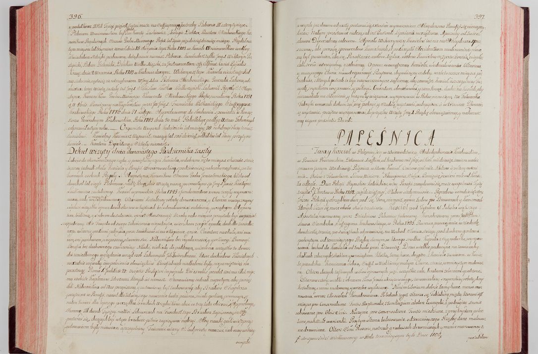Zdjęcie nr 216 dla obiektu archiwalnego: Akta wizyty pod rządem dyecezyą J.O. Michała Jerzego Ciołka Xsiążęcia Poniatowskiego, biskupa płockiego, księcia pułtuskiego, koadiutora z całą jurysdykcją krakowksiego, xiążęcia siewierskiego, opata kommendataryusza czerwińskiego, dziekana warszawskiego, orderów Orła Białego i Świętego Stanisława kawalera, trzech dekanatów: proszowickiego, xiążnickiego i andrzejewskiego przez W.IMC.X Jacka Kochańskiego, kanonika sandomierskiego, plebana trojeckiego w roku 1783 odprawioney wypisane